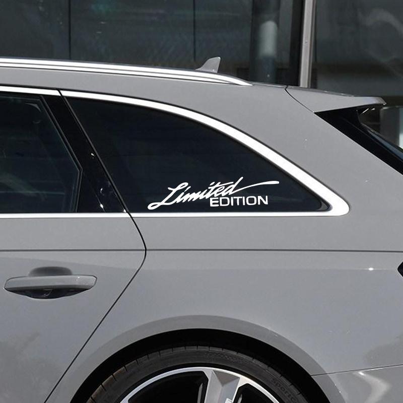 Car Laser Decals Limited Edition English Letter Car Front Ornament Reflective Decal Auto Styling Sticker Car Decals