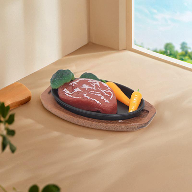 

Миниатюрные предметы Куклы Еда Миниатюрный симулятор Миниатюрный набор стейков из красного вина Модель Игрушки Для кукольного домика 1/12 Декор для кухни Аксессуары