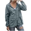 Women's Fashion Casual Solid Color Waterproof Outdoor Hiking Short Jacket
