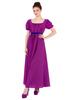 Bridgerton Regency Kleid: Hochtailliertes viktorianisches Kleid für Halloween & Teepartys