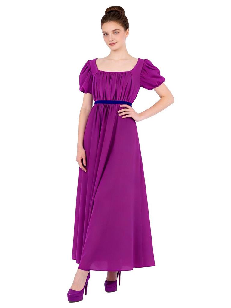 Bridgerton Regency Kleid: Hochtailliertes viktorianisches Kleid für Halloween & Teepartys