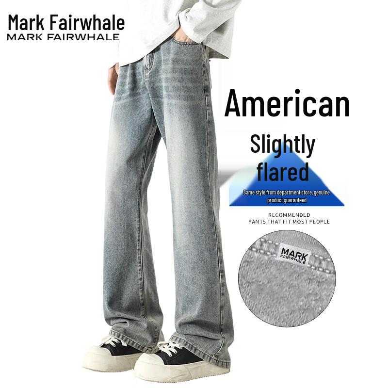 Mark Fairwhale Men's American High Street Flared Jeans