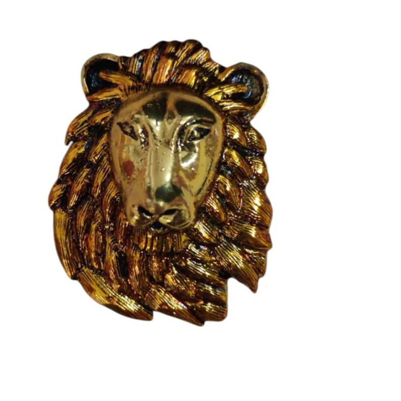 @ Stylish Face Shaped Brooch Pin & Golden Color For Men MA-69-60%Off