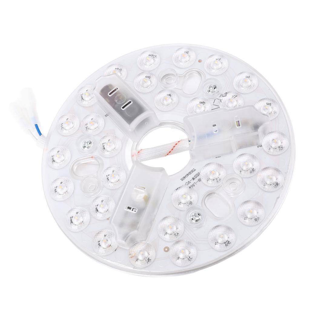 5.3 Inch Ceiling Fan LED Light Replacement 3000K 4200K 6500K 3 Color Temperature 15W Round LED Light Retrofit Kit 95 to