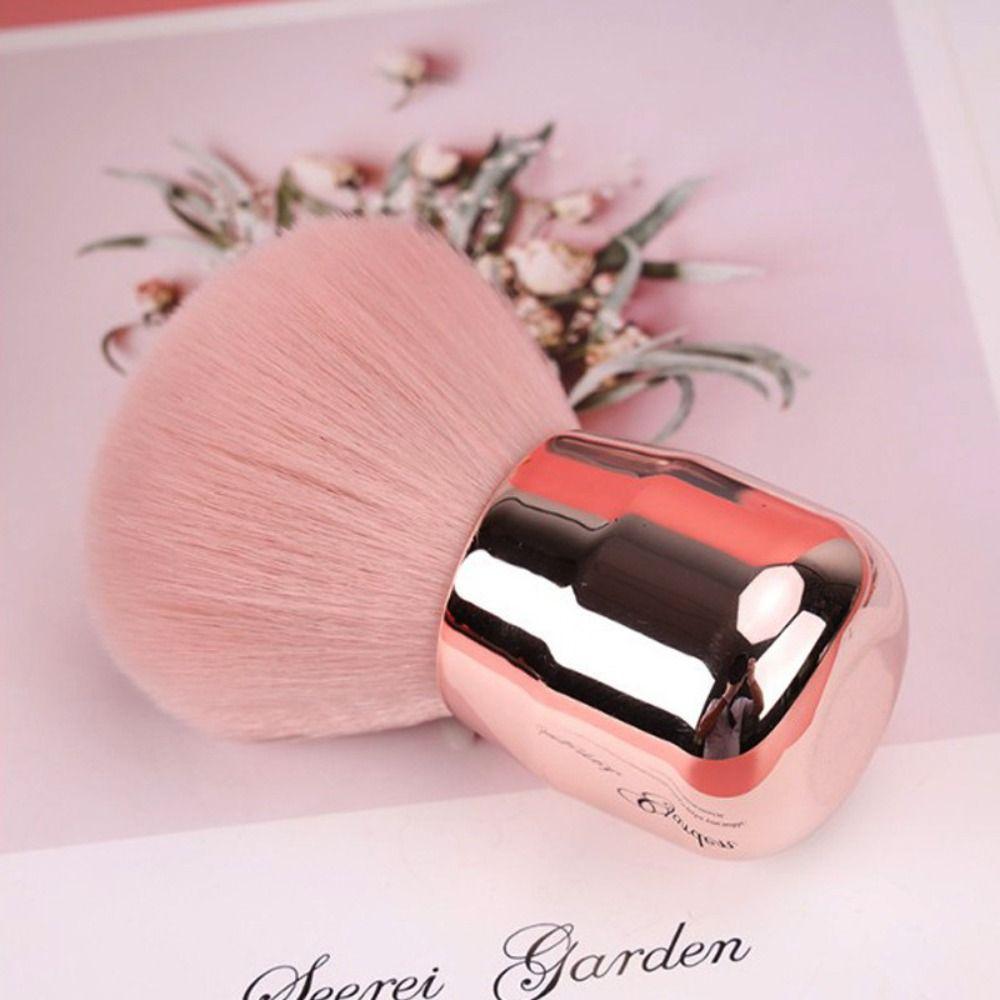 Portable Mushroom Powder Brush Soft Bristles Nail Cleaning Brush New Gel Dust Brush  Makeup Tool