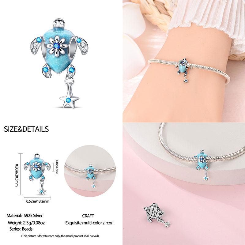 Authentic 100 copper Shell Luminous Bead Charms Crab Octopus Charm Bead Charms Compatible With Authentic Bracelets Do It Yourself Jewellery Making Wo