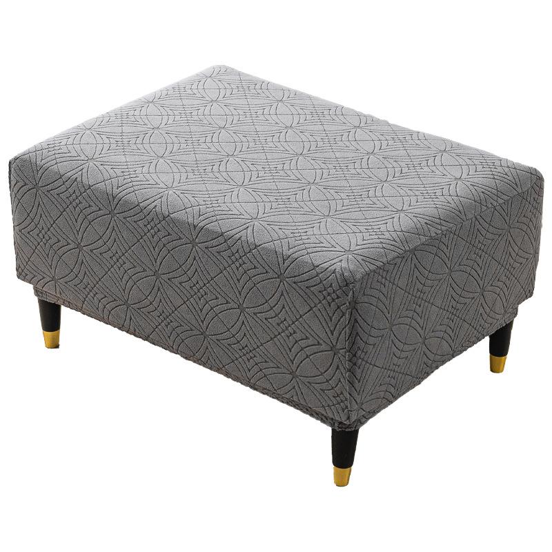 Modern Simple Pedal Cover Universal Cover for All Seasons Household All-inclusive Stool Cover Elastic Thickened Pedal Sofa Cover