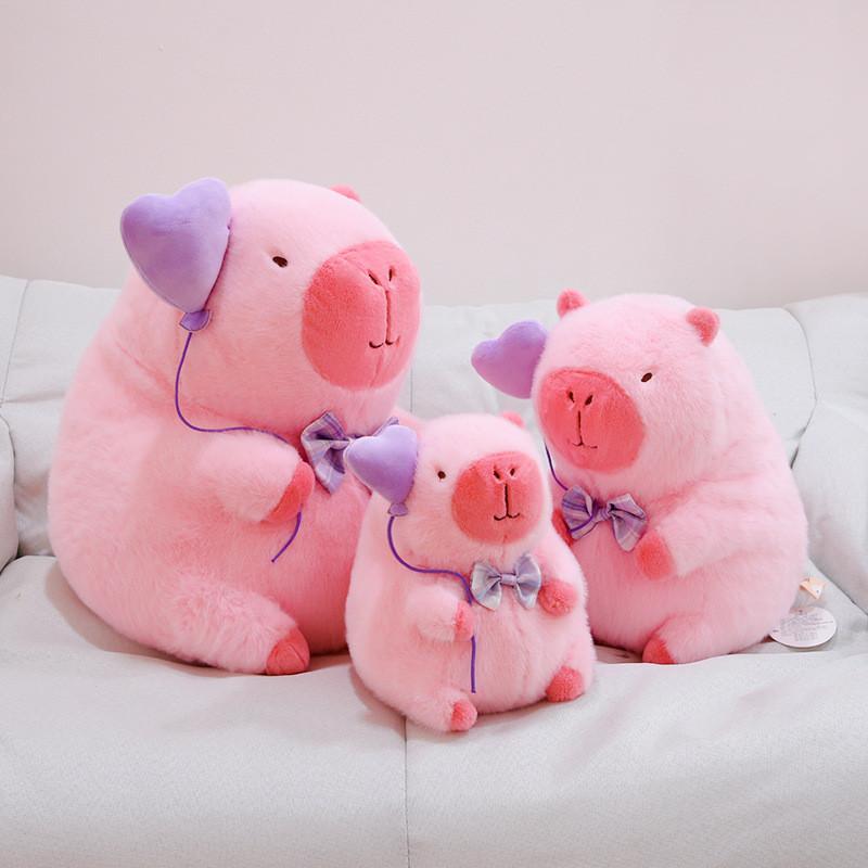 Adorable Capybara Plush Toy Authentic Stuffed Animal Soft Short Plush Pillow