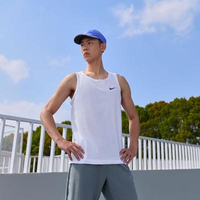 Tank Tops Men's White Crew Neck Moderate Other