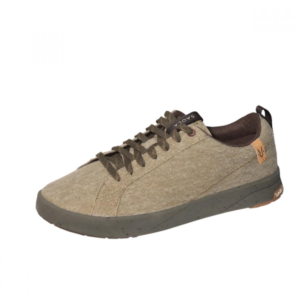 Saola Eco Friendly Sneakers For Men Cannon Canvas 2.0 Brown