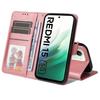 Für Xiaomi Redmi 15 5G (Global) (169mm) Hülle Brieftasche PU Leder Folio Klapphandyhülle
