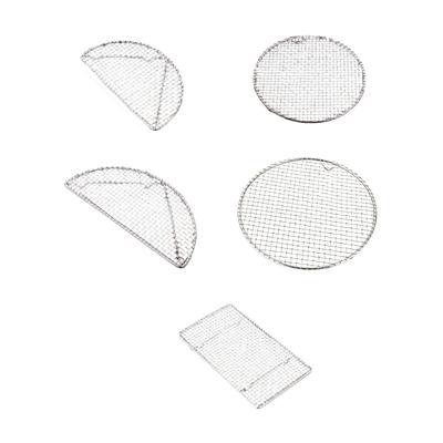 Stainless Steel Japanese Tempura Frying Net For Fried Food Barbecue Cooling Rack Oil Draining Supplies