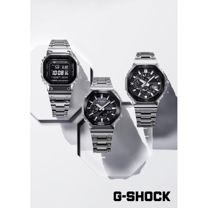 [Casio] G-Shock Watch GM-B2100BT-1AJF Full Metal Bluetooth Tough Solar Black Bezel Men's Silver/Black
