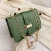 Women Solid Color Stone Pattern Crossbody Bag New Embossed PU Leather Square Shoulder Bag Casual Mini Handbag Daily Fashion Accessories