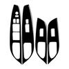 4Pcs For Infiniti G37 Sedan 2010-2013 Glossy Piano Black Door Control Cover Trim