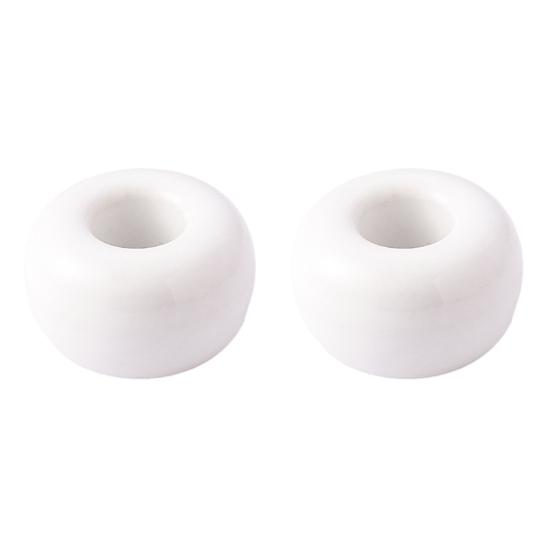 Yousheng 2PCS Toothbrush Holder Ceramic with Hollow Design Stand Multi-Purpose Makeup Brush Holder for Bathroom