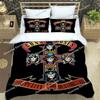 Guns N'roses Band Retro Bedding Sets Exquisite Bed Supplies Set Duvet Cover Bed Comforter Set Bedding Set Luxury Birthday Gift02