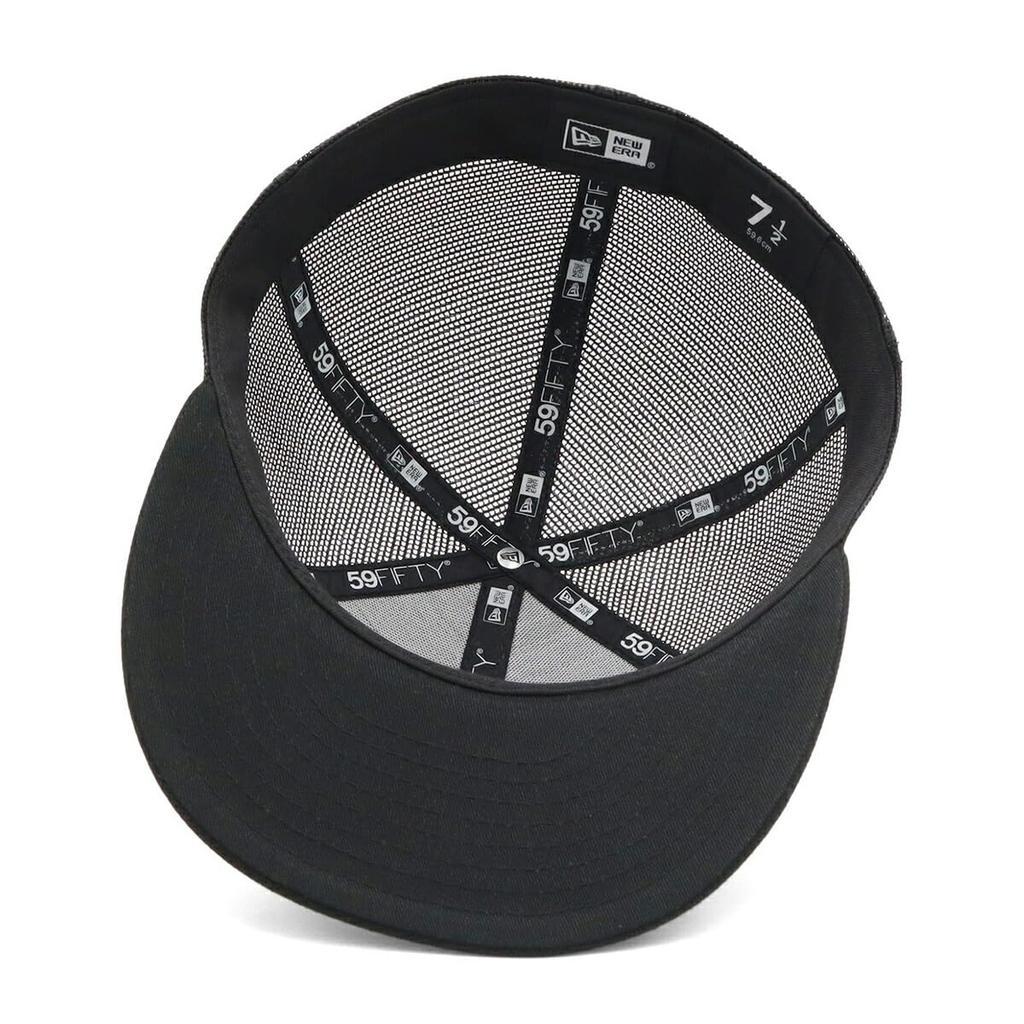 Mesh Cap 59FIFTY Black 7 5950TR BASIC BLK WHI 25J [New Era]