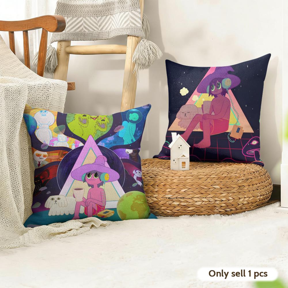 Cartoon The Mmidnight Ggospel Cushion Cover Organic Linen Square Pillow Case Durable Nonallergenic And Kind To Skin