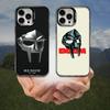 Etui Na Telefon Mf Doom Wielkimi Literami Dla iPhone 16,15,14,13,12,11,8,7,Pro,Max,Plus,Mini,XS,SE Odporne Na Upadki Czarne Matowe Twarde