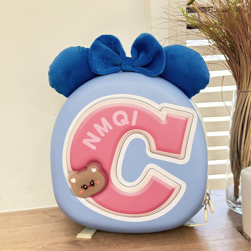 Cute Cartoon Children's Backpack, Eggshell Bag, Kindergarten School Bag, Fashionable Backpacks for Boys and Girls