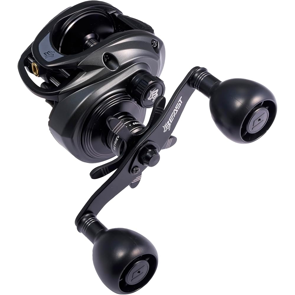 

Abu Garcia Beast LP 300 Left Hand Baitcasting Reel Low Profile for Bass Saltwater Big Game Fishing