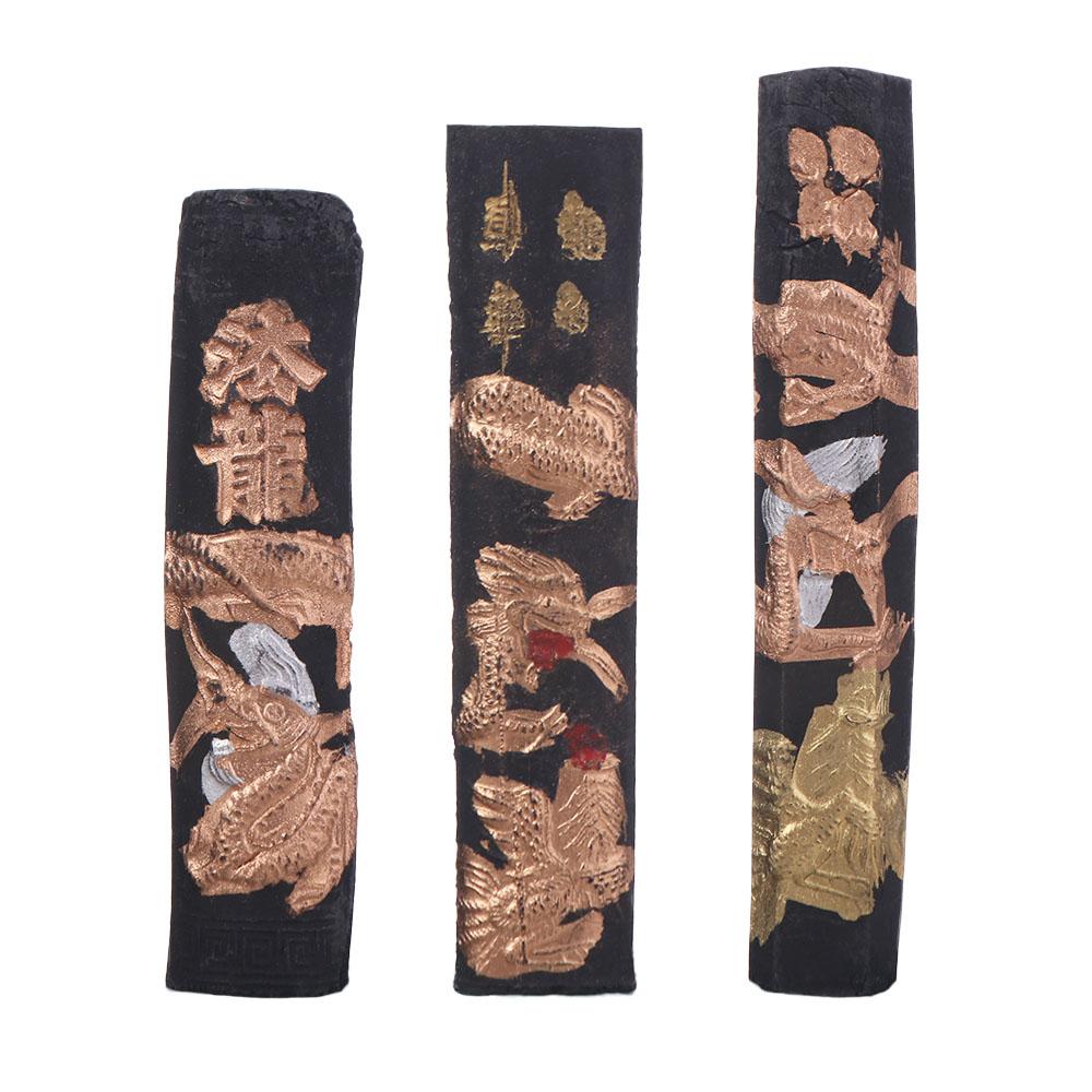 Writing Calligraphy Ink Stick Painting Calligraphy Solid Ink Vintage Grinding Ink Block Student