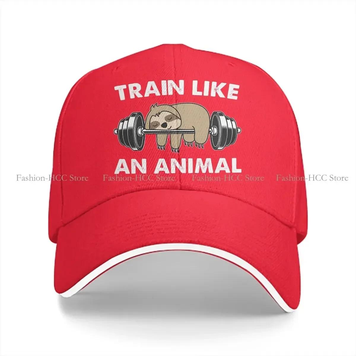 

Train Like An Animal Solid Color Baseball Caps Peaked Cap Animal Weightlifting Sun Shade Hats Unisex Women One Size
