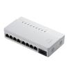 Logitec Switching Hub 8 Ports 100BASE Compatible Power Supply Built-in LAN-SW08P/PB