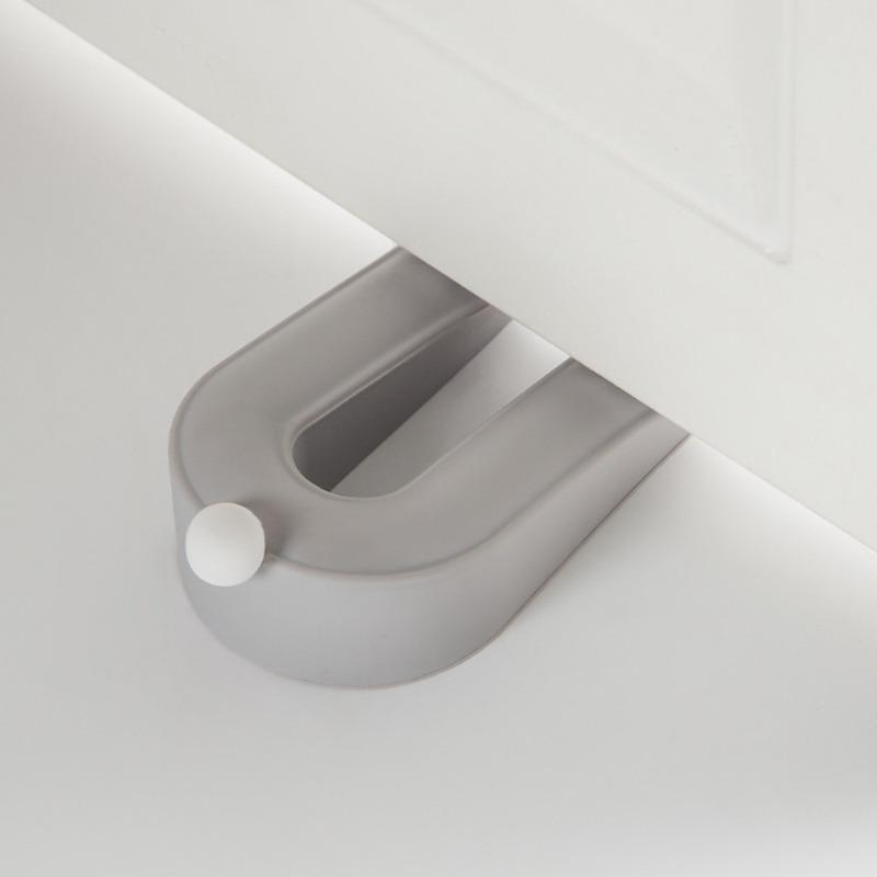 

Silicone Door Stopper Door Anti-collision Top Safety Household Door Suction Carmen Windproof Fixed Door 1pc жовтий