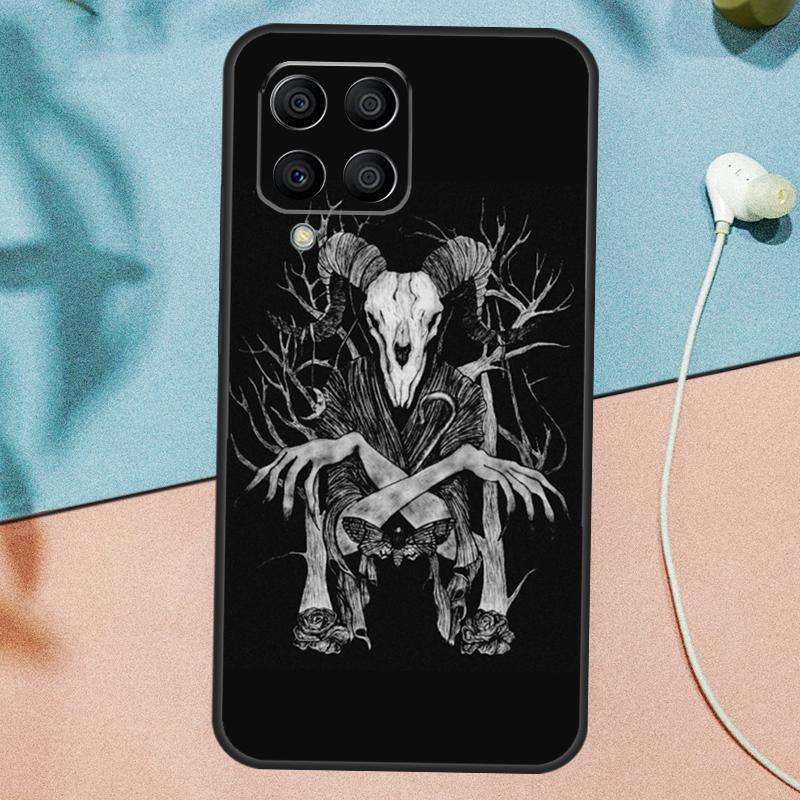 Devil Satan Dark Art Case For Samsung Galaxy M12 M32 M52 M13 M23 M33 M53 M14 M34 M54 M20 M30s M21 M31 M51 Cover