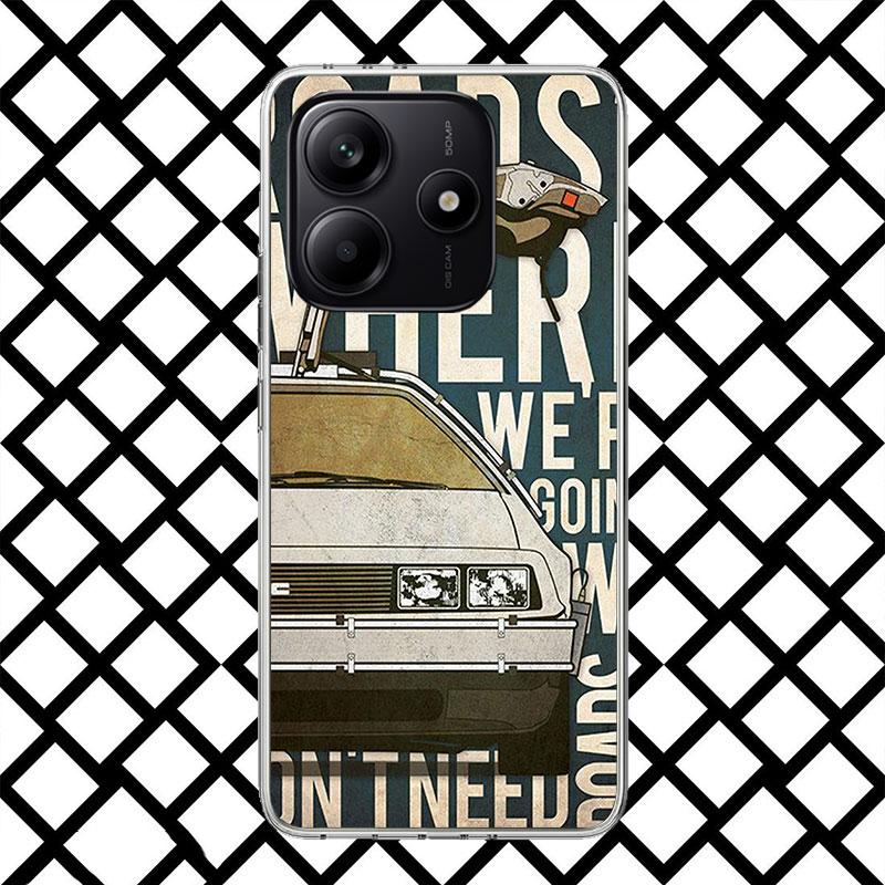 Back To The Future TV Phone Case for Xiaomi Redmi Note 15 14 14S 13 12 12S 11 Pro Plus 11E 11T 11S 10S 5G Soft Cover Fundas Redm