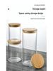 High Borosilicate Glass Storage Jar with Bamboo Lid & Silicone Seal - Airtight & Moisture-Proof