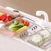 Versatile Expandable Sink Colander Stainless Steel Sink Strainer Sink Drainer Basket  Dishes