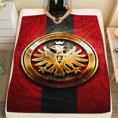 1pc Eintracht Frankfurt Print Flannel Blanket, High Quality Comfortable for All Seasons, Home Decor, Warmth and Comfort, Perfect for Christmas Gifts36