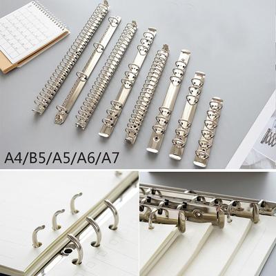 Metal Refillable Accessory Ring Binder Binder Clip Loose-leaf File Folder Notebook Binding Hoops
