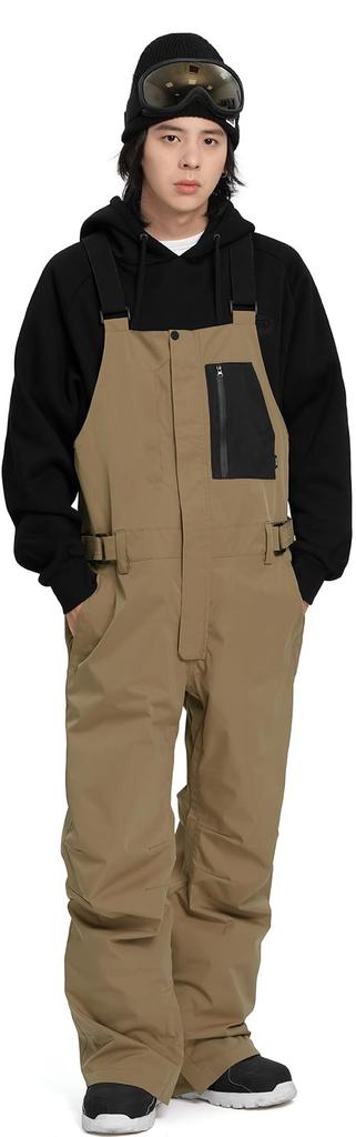 Acrais Pants Overalls Available in 6 and XXL Men's Snowboard/Ski Pants/Bib (Single Item) - Sizes XS, S, M, L, XL, (AL-SP2207, AL-SP2207LMCBE-BL)