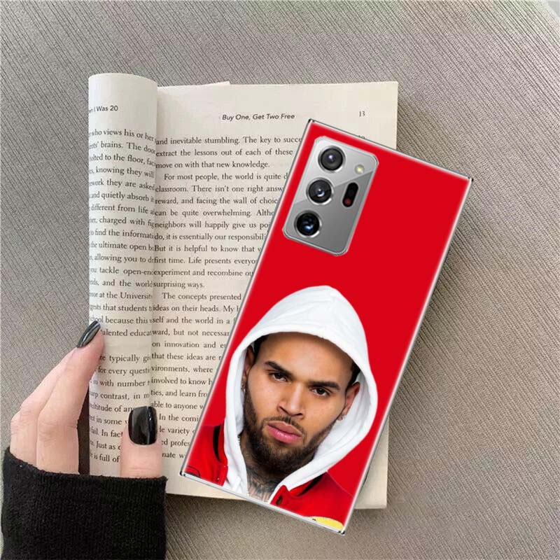 Chris Brown American Rapper Phone Case for Samsung A17 A37 A57 A54 A14 A24 A34 A07 A04S A02S A12 A22 A32 A52S A16 A26 A36 A56 A7