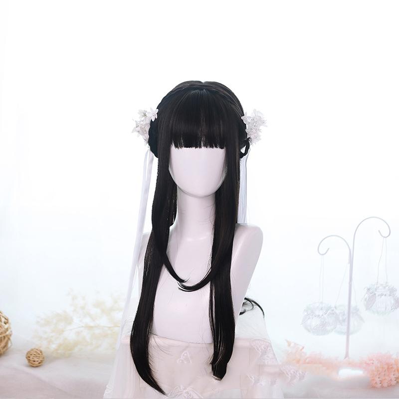 Bybrana Damen-Pony, glattes Haar und langes Haar, Kunsthaar für den täglichen Gebrauch