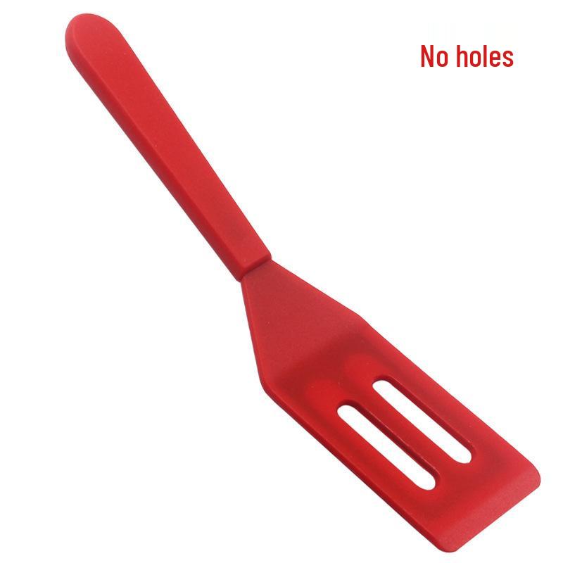 Non-stick Silicone Brownie Pancake Slotted Spatula with Long Handle