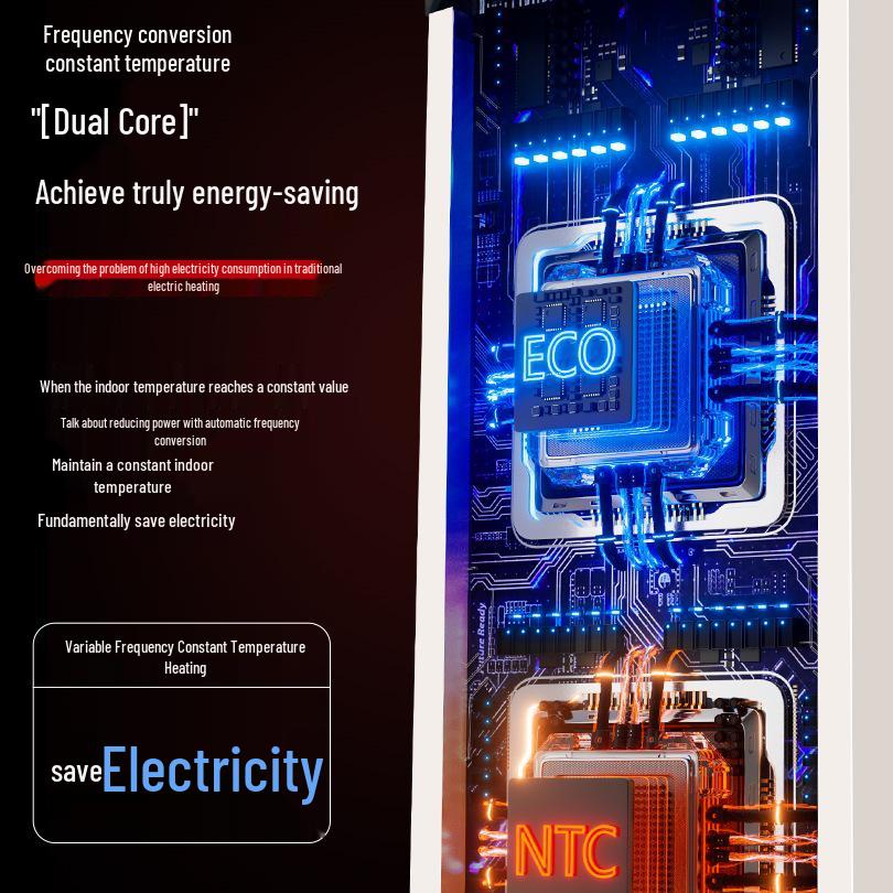 German Graphene Skirting Board Heater: Energy-Saving Electric Heater with Humidifier for Warm Air and Underfloor Heating
