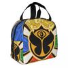 Party Insulated Lunch Bag for Women Resuable Electronic Dance Festival Cooler Thermal Lunch Box Office Work School