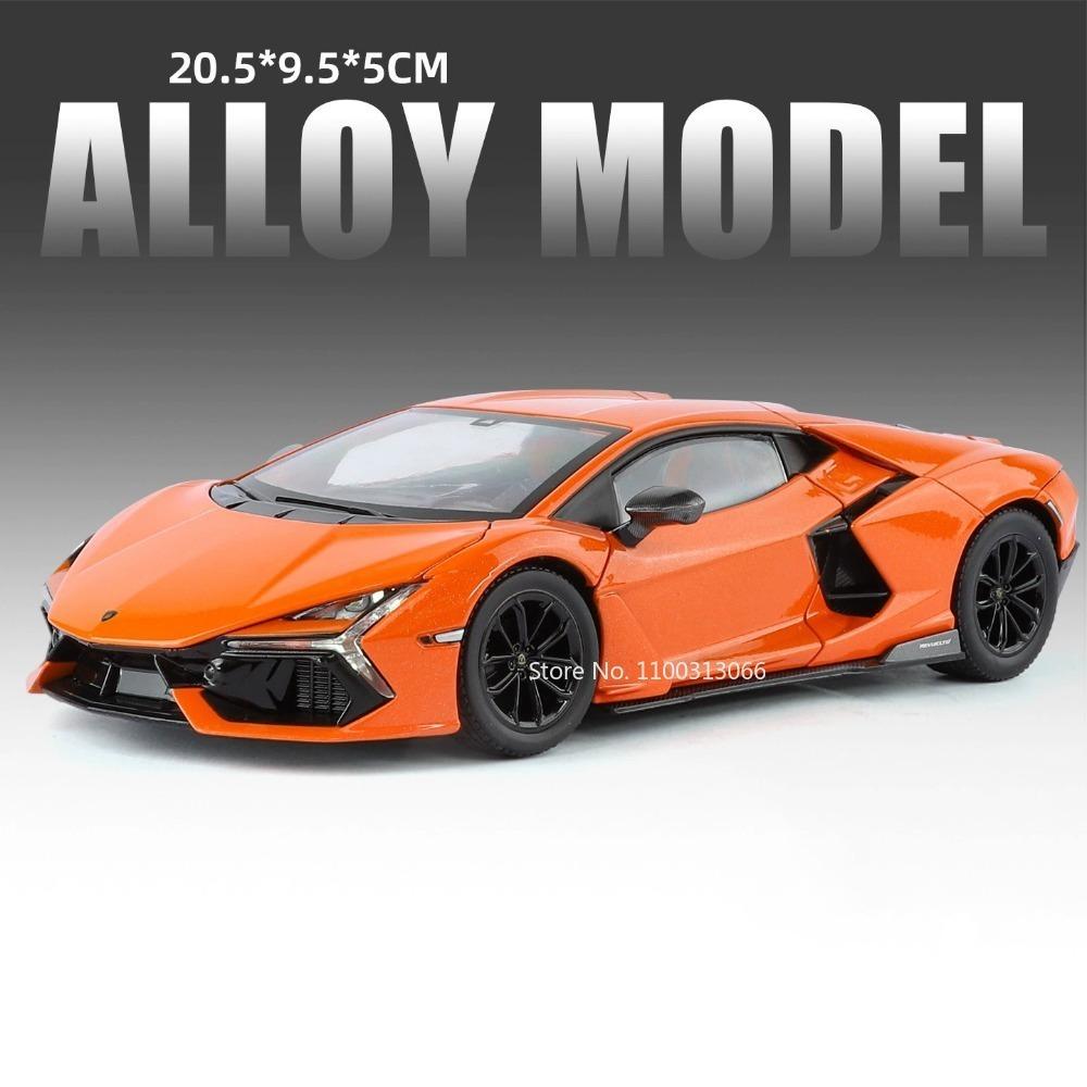 1:24 Lambor Revuelto GT Toys Models Cars Wheel Pull Back Miniature Vehicles with Light Sound Miniature Model Collect Souvenirs