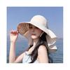 (Khaki)Summer Sun Hat Bow Decoration Outdoor Fashion Sunshade Leisure Hat Fishermans