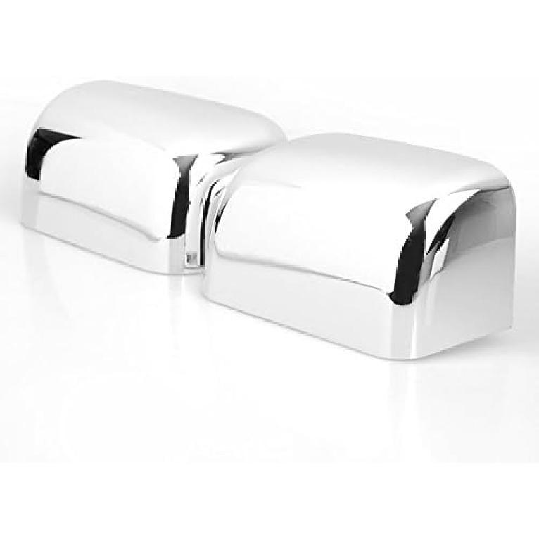 2X Chrome Side Door Half Top Mirror Cover Trim for 2008-2016 Ford F250 F350 F450 F550 Super Duty