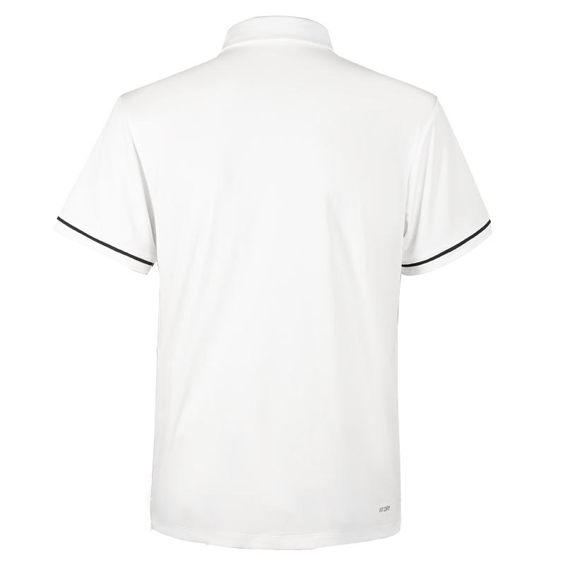 Li-Ning Quick-Dry Training Casual Polo Slim Fit Short Sleeve T-Shirt Unisex Tops Standard-White APLU965-1