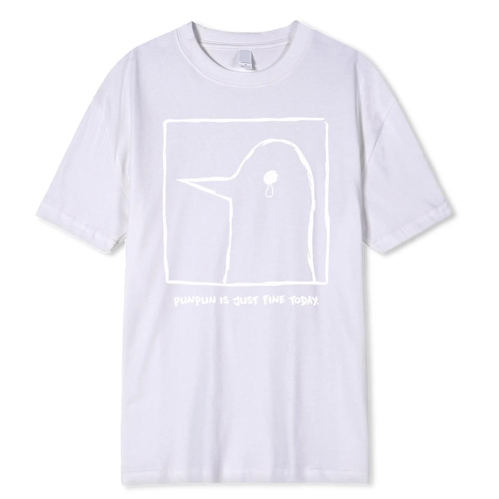 Oyasumi PunPun Modal Print TShirts Funny Anime Streetwear Camisetas Men Women Shortsleev Fashion Harajuku Cartoon Tee Shirt