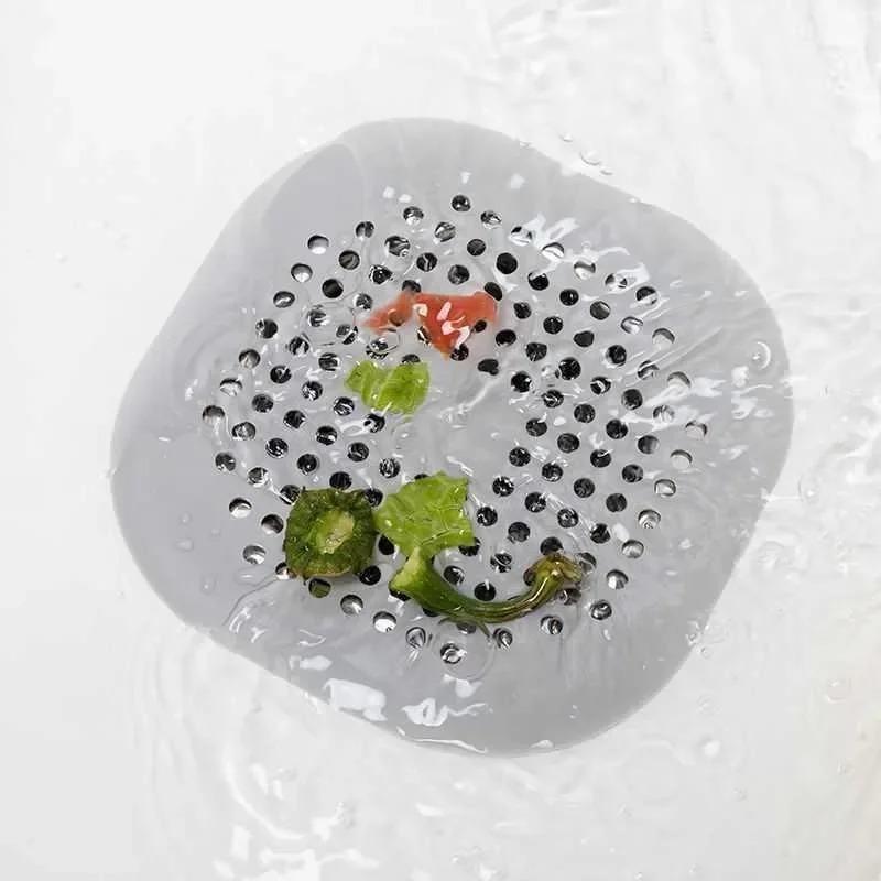 3/5/10pcs Stopper Kitchen Sewer Silicone Sink Strainer Bathroom Floor Bathtub Water Filter Home Accessories Shower Drain Hair
