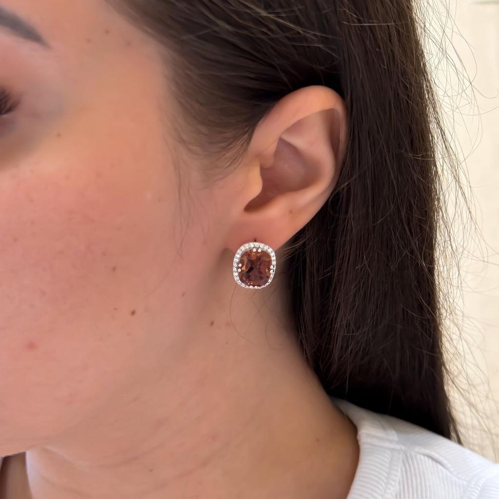 Silberohrringe mit Sultanit 11.203ct (2171416)