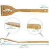 Morikuru Frying Pan SG Wonder Zone Length (Morikura) Japanese-Made Turner, Bamboo, Wooden, MY04-08, 29.5cm